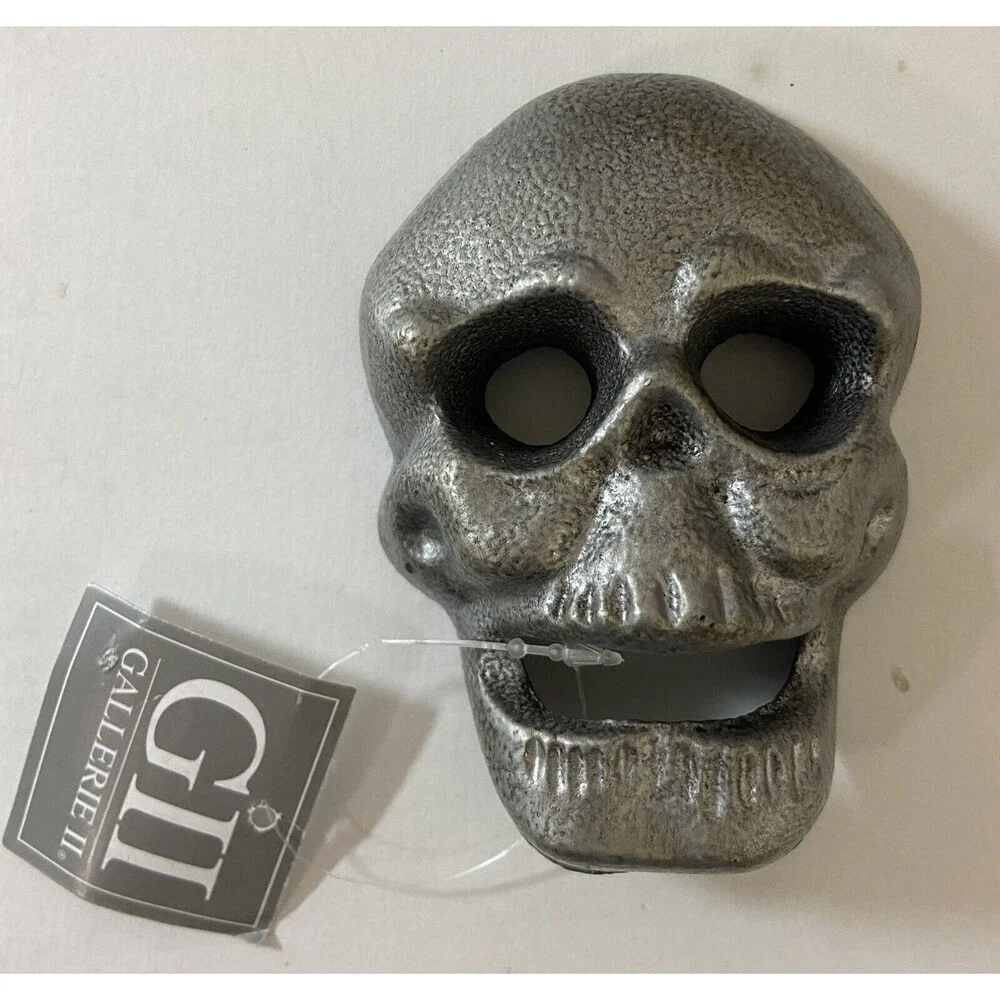 Silver Skull Cast Iron Beer Bottle Opener NWT